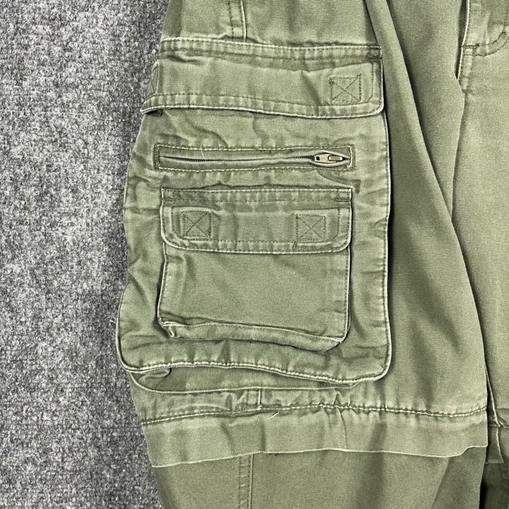 Boy Scouts of America Convertible Uniform Pants Mens 32 Green Cargo Zip-Off Leg - Picture 3 of 11